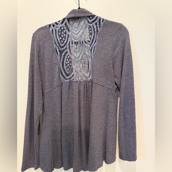 Live and Let Live Gray Open-Front Cardigan - Picture 4 of 4